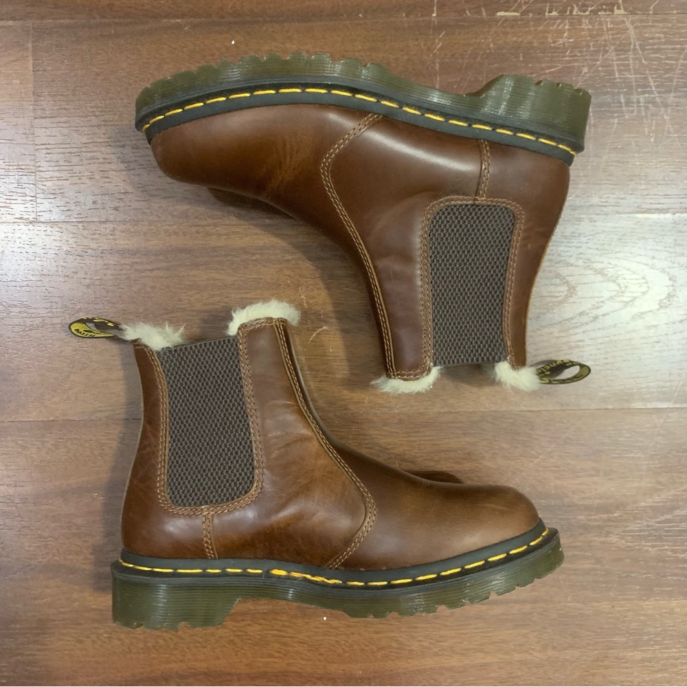 Dr. Martens Leonora Sherpa Chelsea Boots